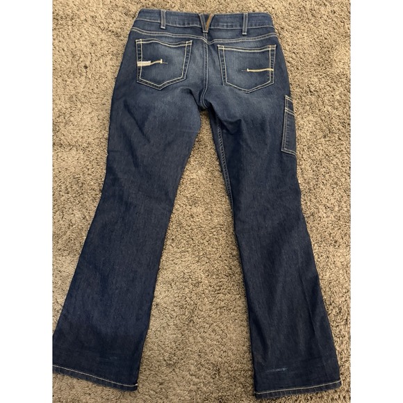 Ariat Rebar Mid Rise Riveter Boot Jeans Western Durastretch Work Women 30R NWOT - Picture 2 of 5